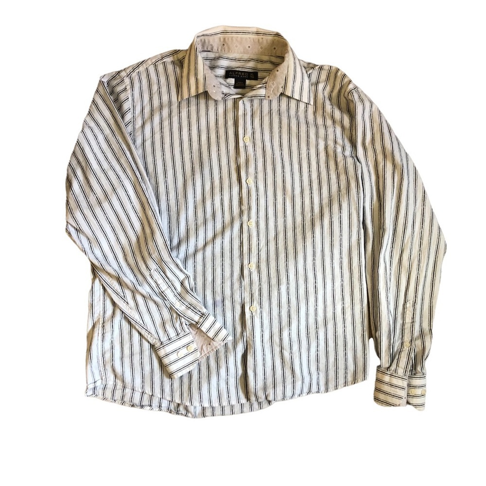ALFRED Sung Striped Nautical Button Down